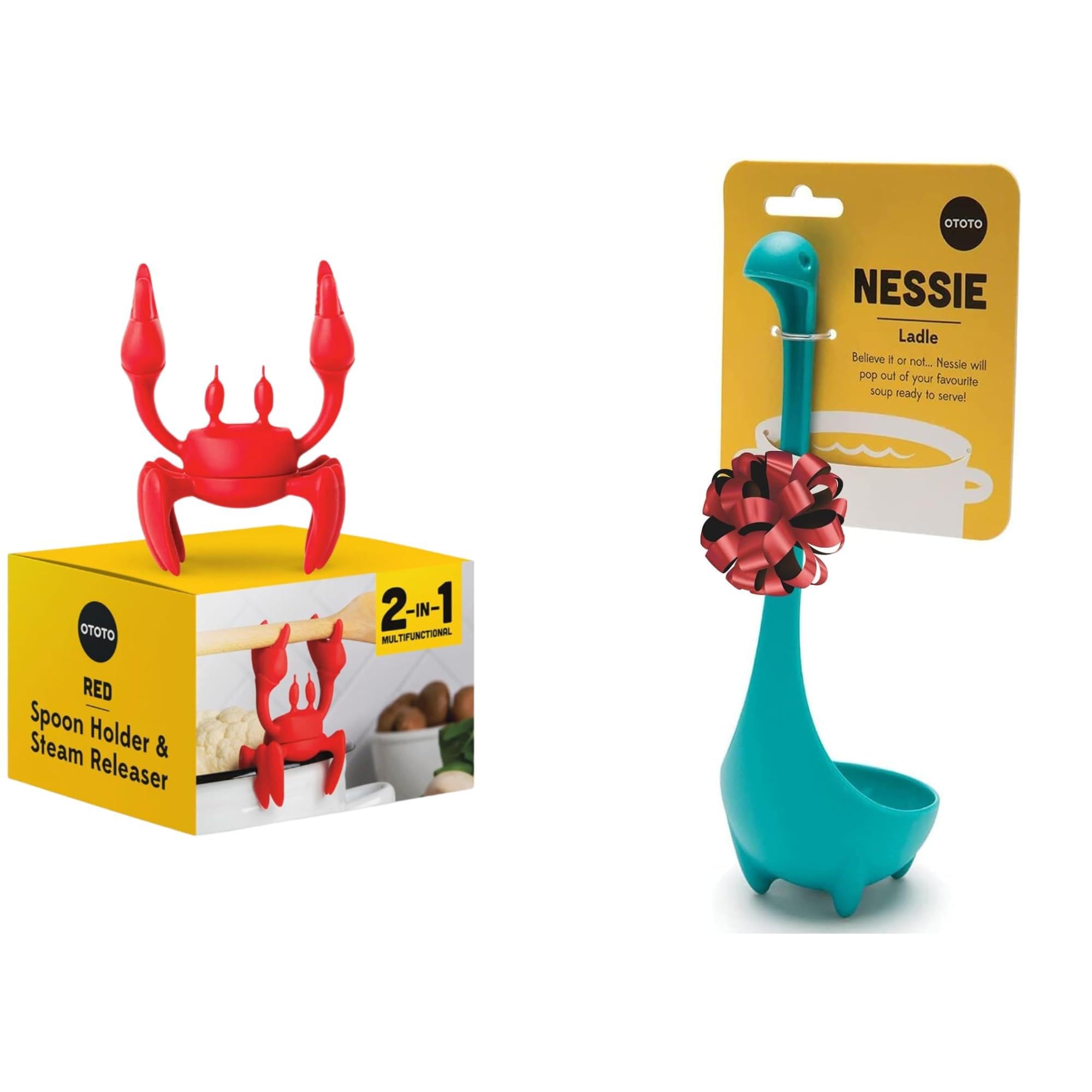 Amazon.com: OTOTO Red the Crab Silicone Utensil Rest & The